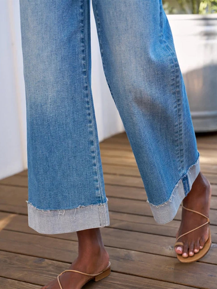 Westport Illusion Cuff Cuffed Hem Pull-On Jean in 2013 Wash
