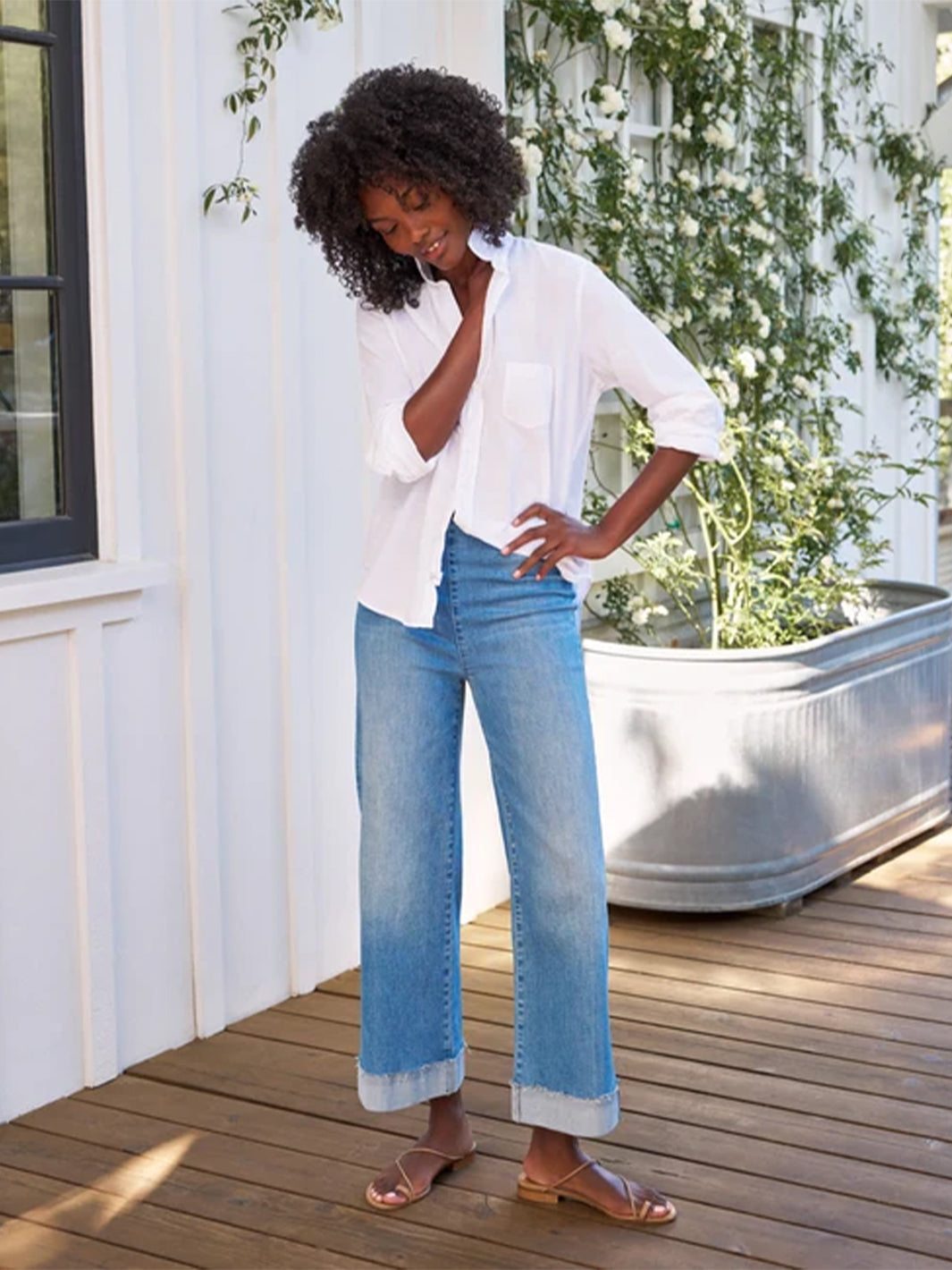 Westport Illusion Cuff Cuffed Hem Pull-On Jean in 2013 Wash