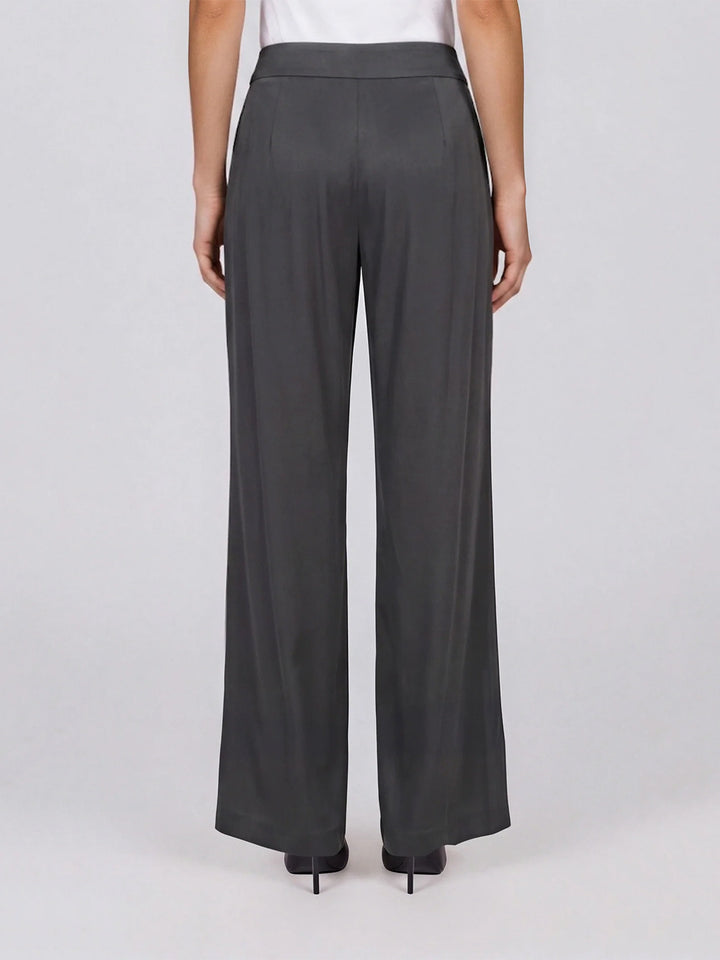 Industry Satin Pull-On Pant in Pewter
