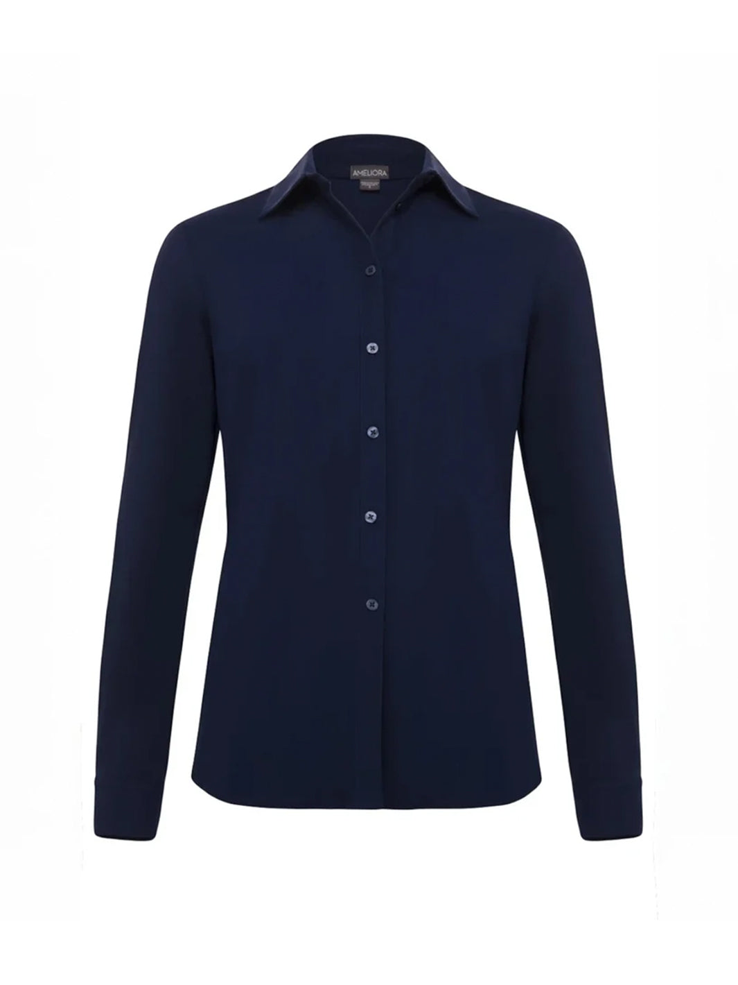 The Sullivan Boyfriend Button Up Shirt in Ink