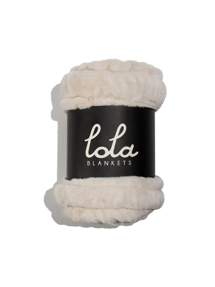 Throw Blanket in Ivory