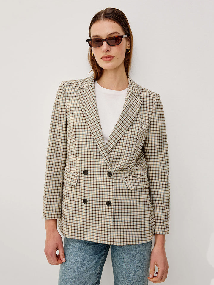 Jac Blazer in Blue Bay Check