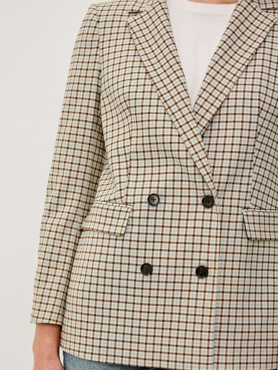 Jac Blazer in Blue Bay Check