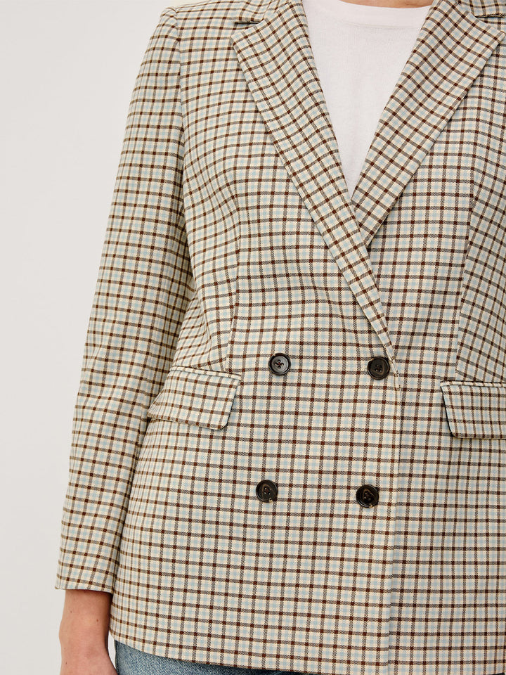 Jac Blazer in Blue Bay Check