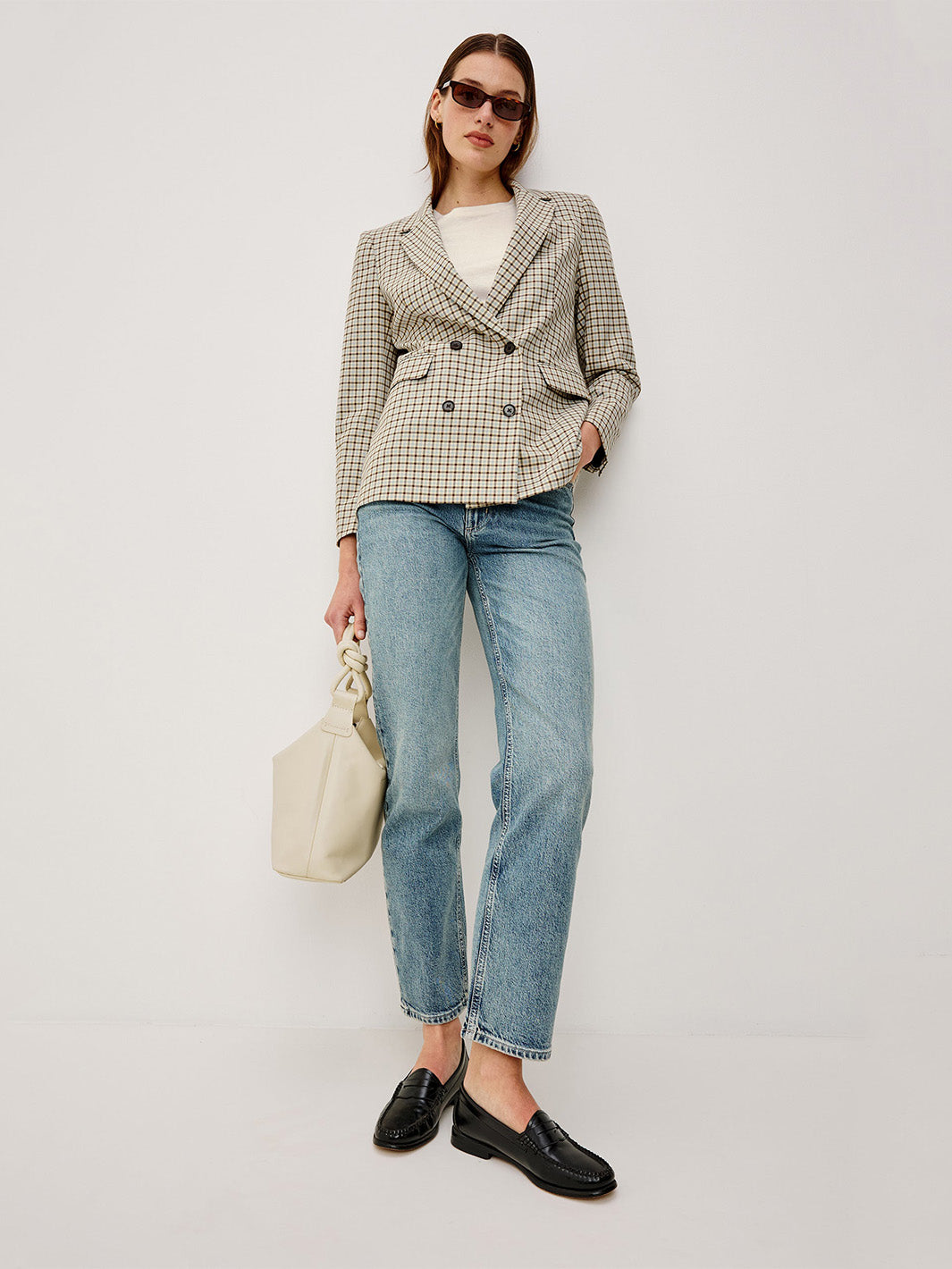 Jac Blazer in Blue Bay Check