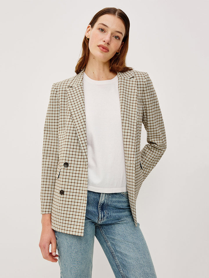 Jac Blazer in Blue Bay Check