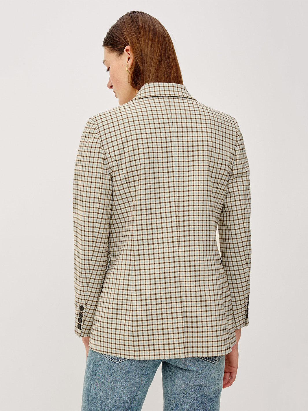 Jac Blazer in Blue Bay Check