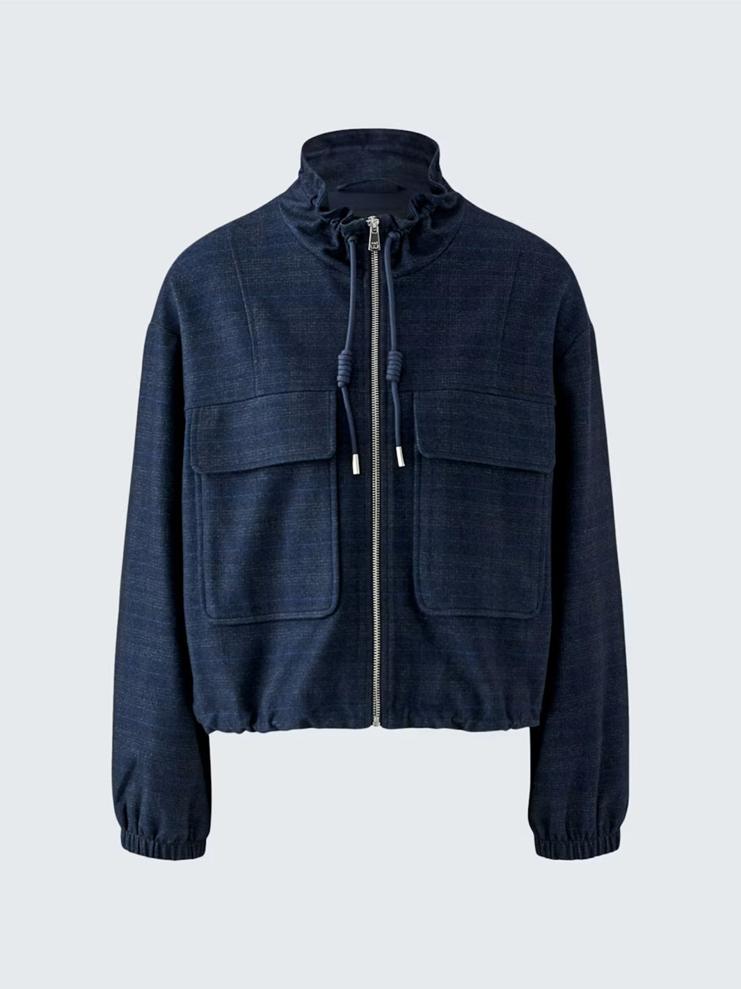 Jacket in Dark Blue Grey