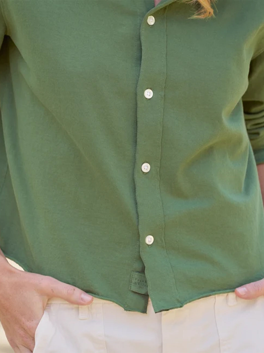 Jackie T-Shirt Cardigan in Nori