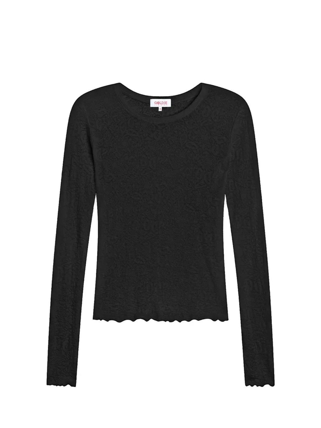 Love Story Long Sleeve Tee in Black
