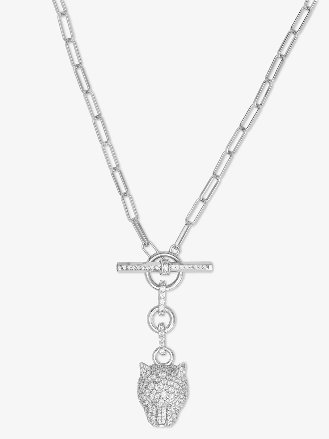 Jaguar Samantha Chain Necklace in Silver