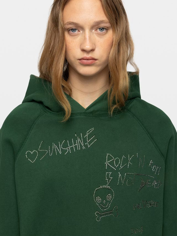Georgy Sweatshirt in Rain Forest Green