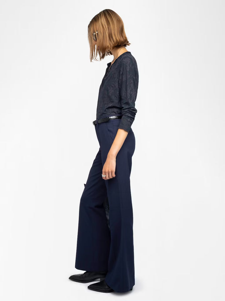 Tunisian T-Shirt in Encre