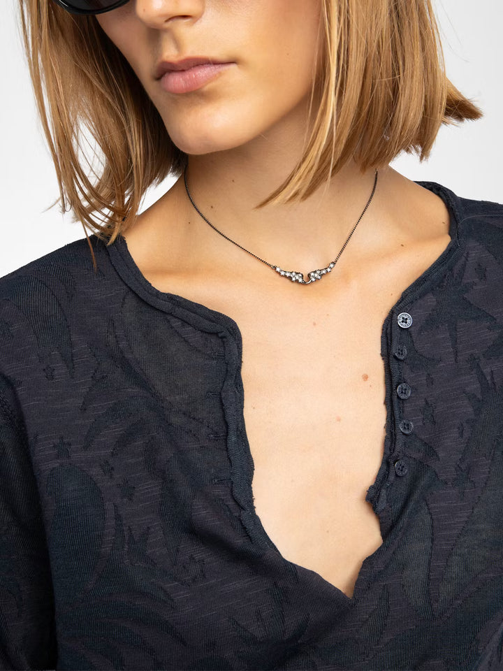 Tunisian T-Shirt in Encre