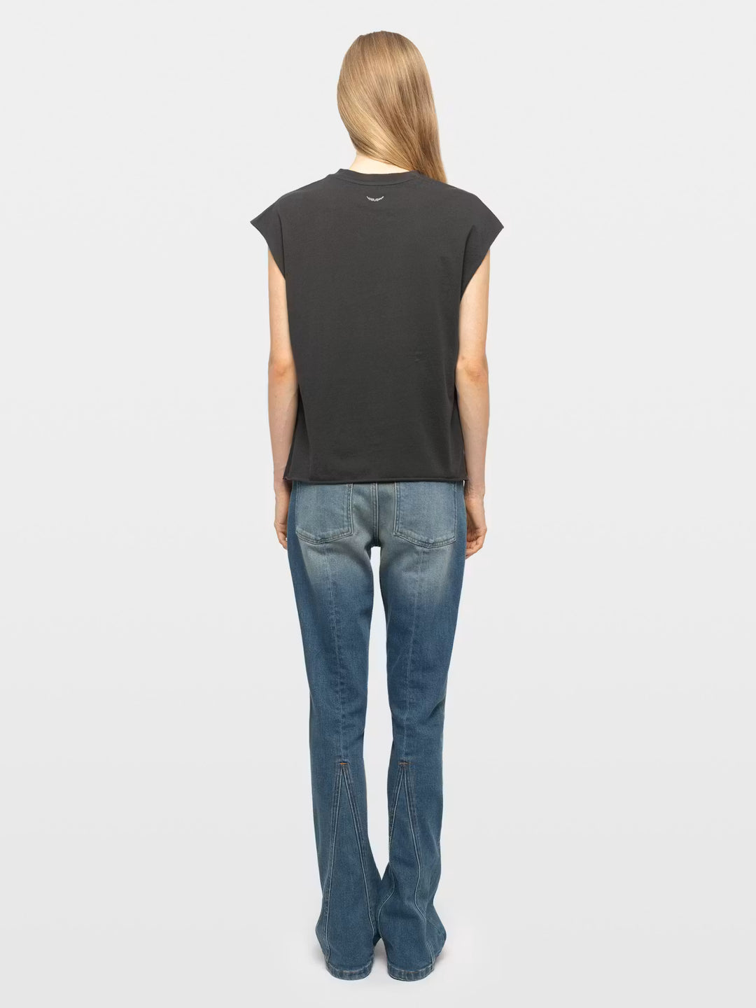 Cloe Tank Top in Carbone