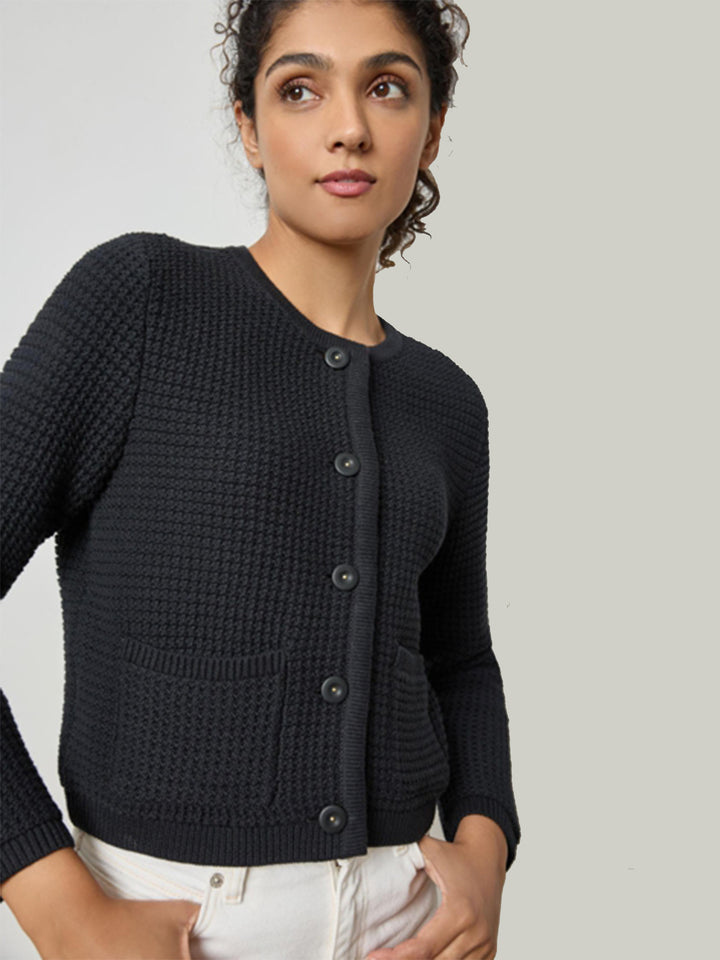 Jackie Cardigan in Black