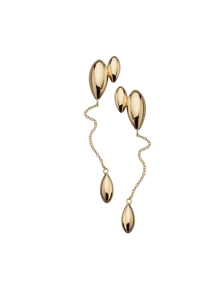 Jerome Earrings in Yellow Gold