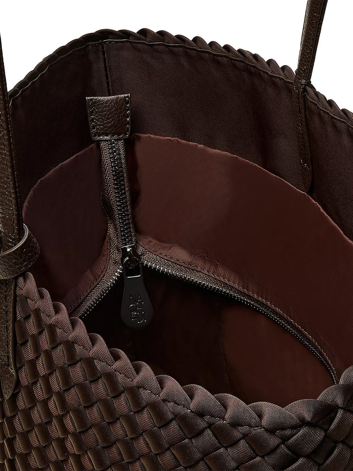 Jet Setter Small Tote in Chocolate