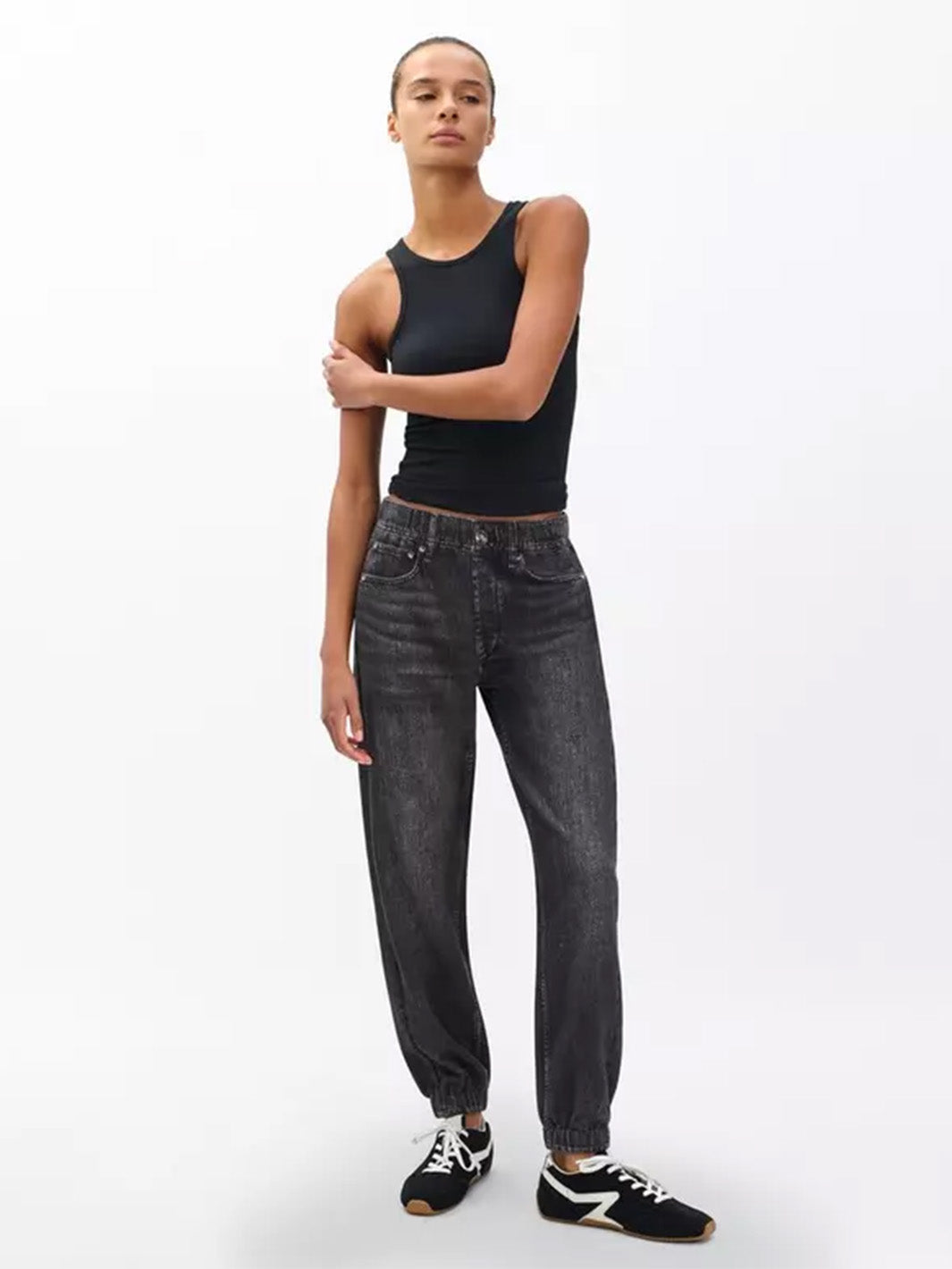 Miramar Jogger Pants in Faded Black