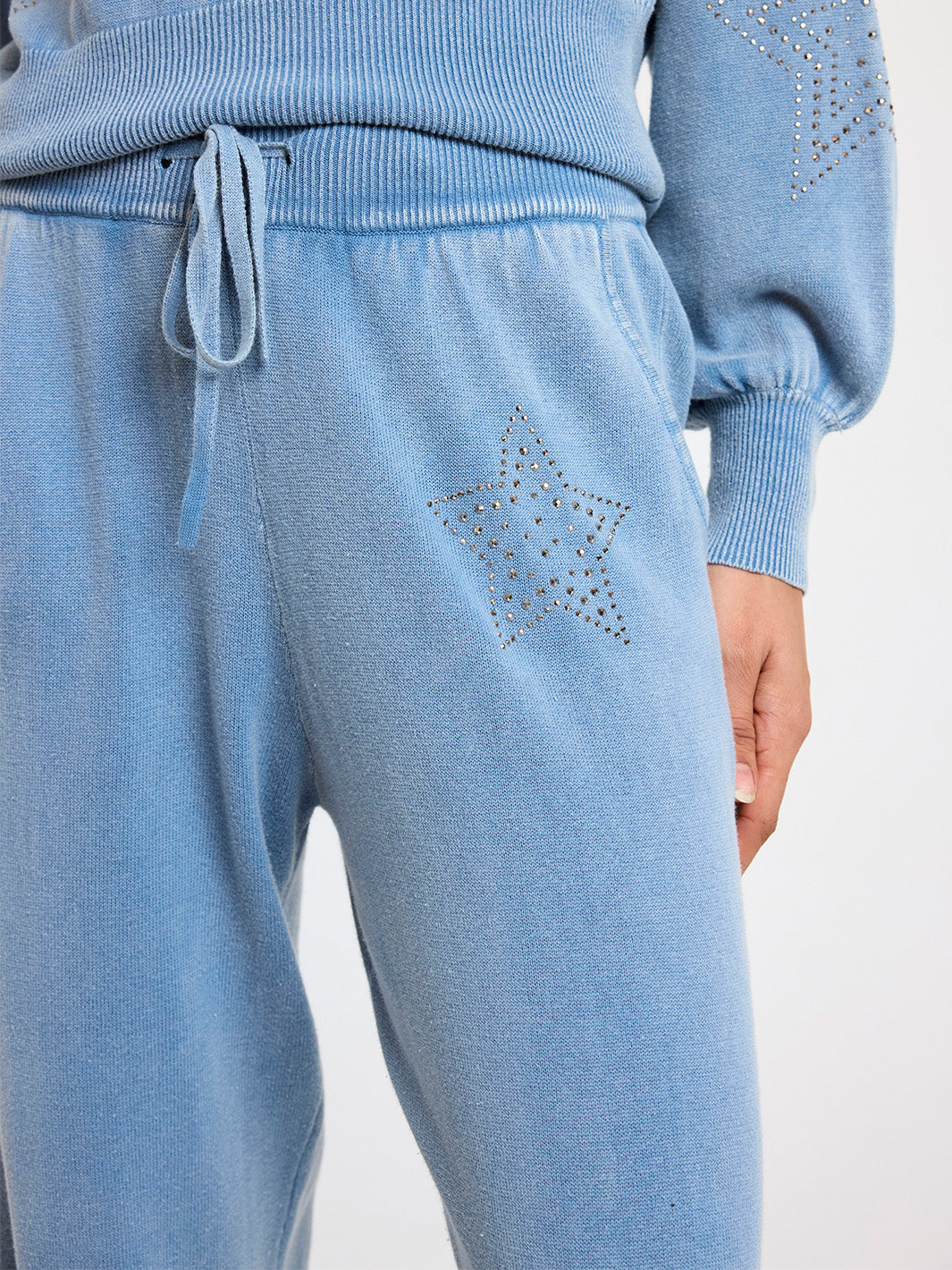 Ida Star Jogger in Denim