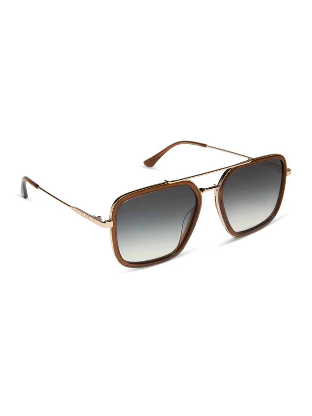 Jordan Sunglasses in Whiskey Gold Grey Gradient