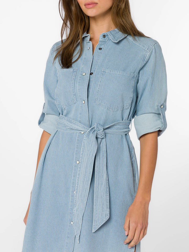 Joylynn Dress in Blue Rivera Stripe