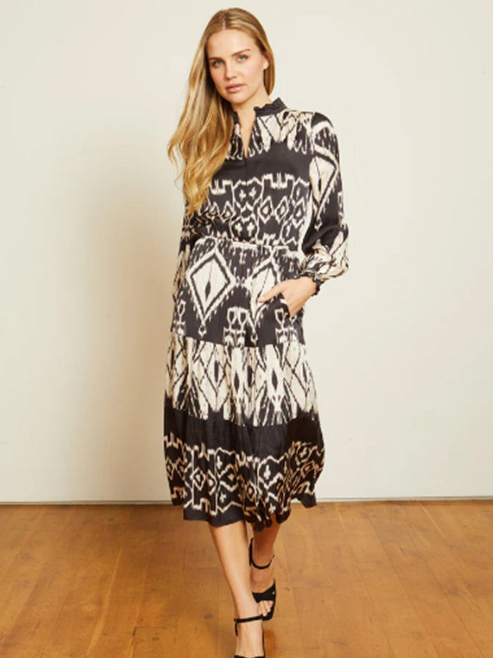 Julie Dress in Ikat Tapestry