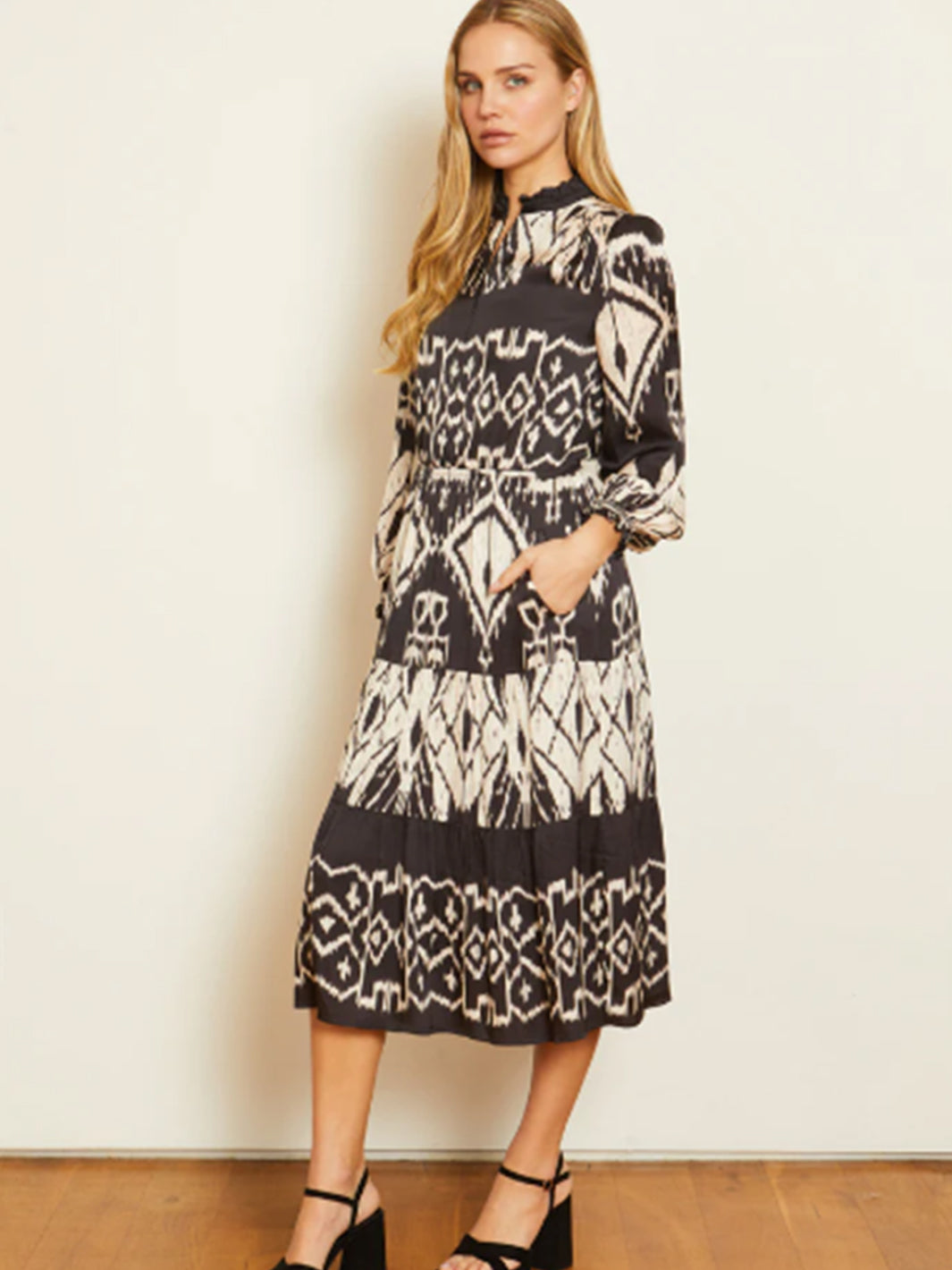 Julie Dress in Ikat Tapestry