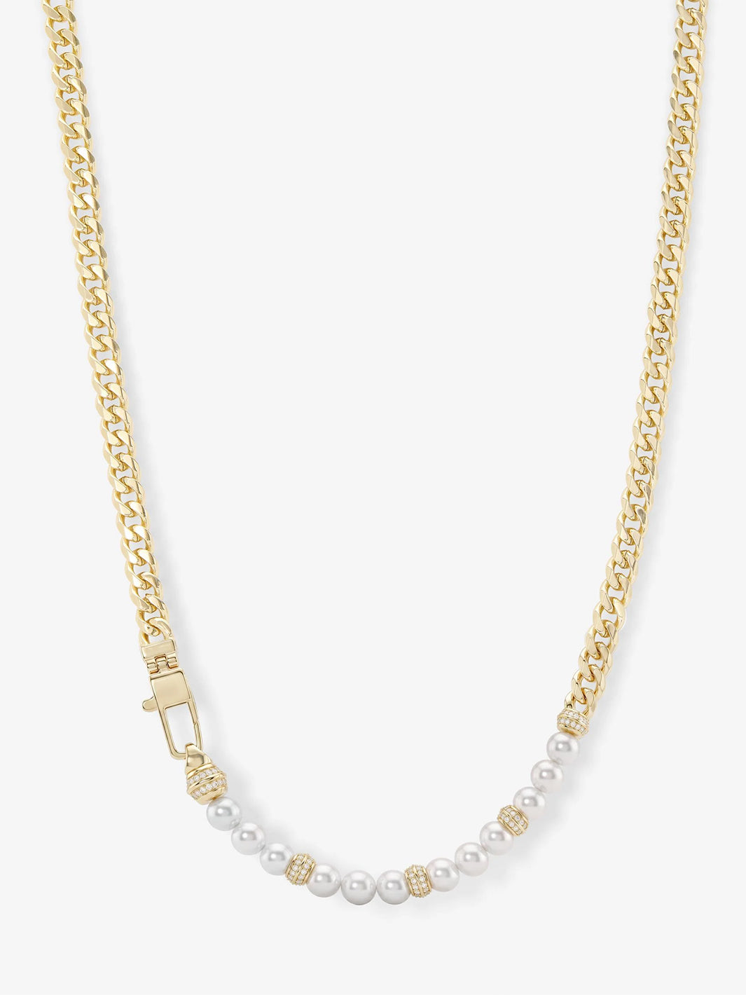 Julian Loves Pearls Necklace 5mm in Gold