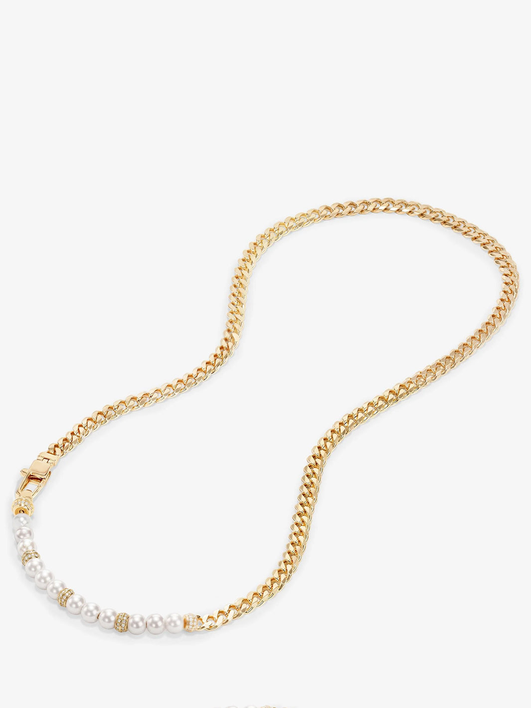 Julian Loves Pearls Necklace 5mm in Gold