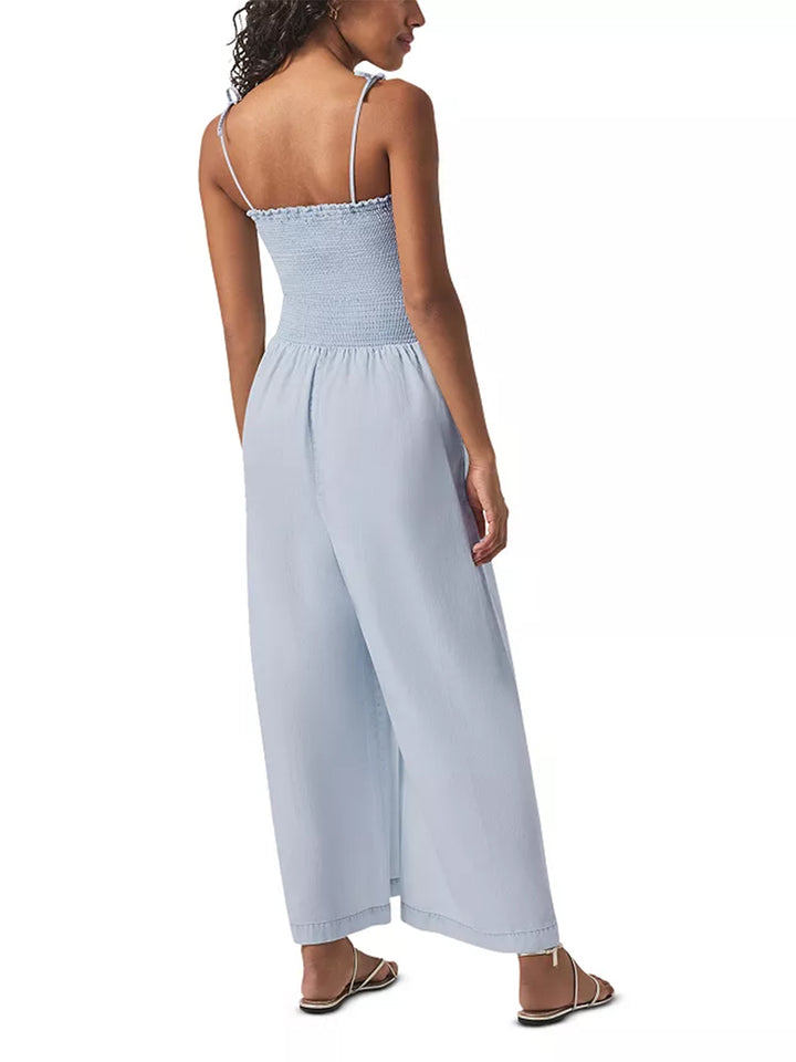 Jumpsuit in Indigo Stripe