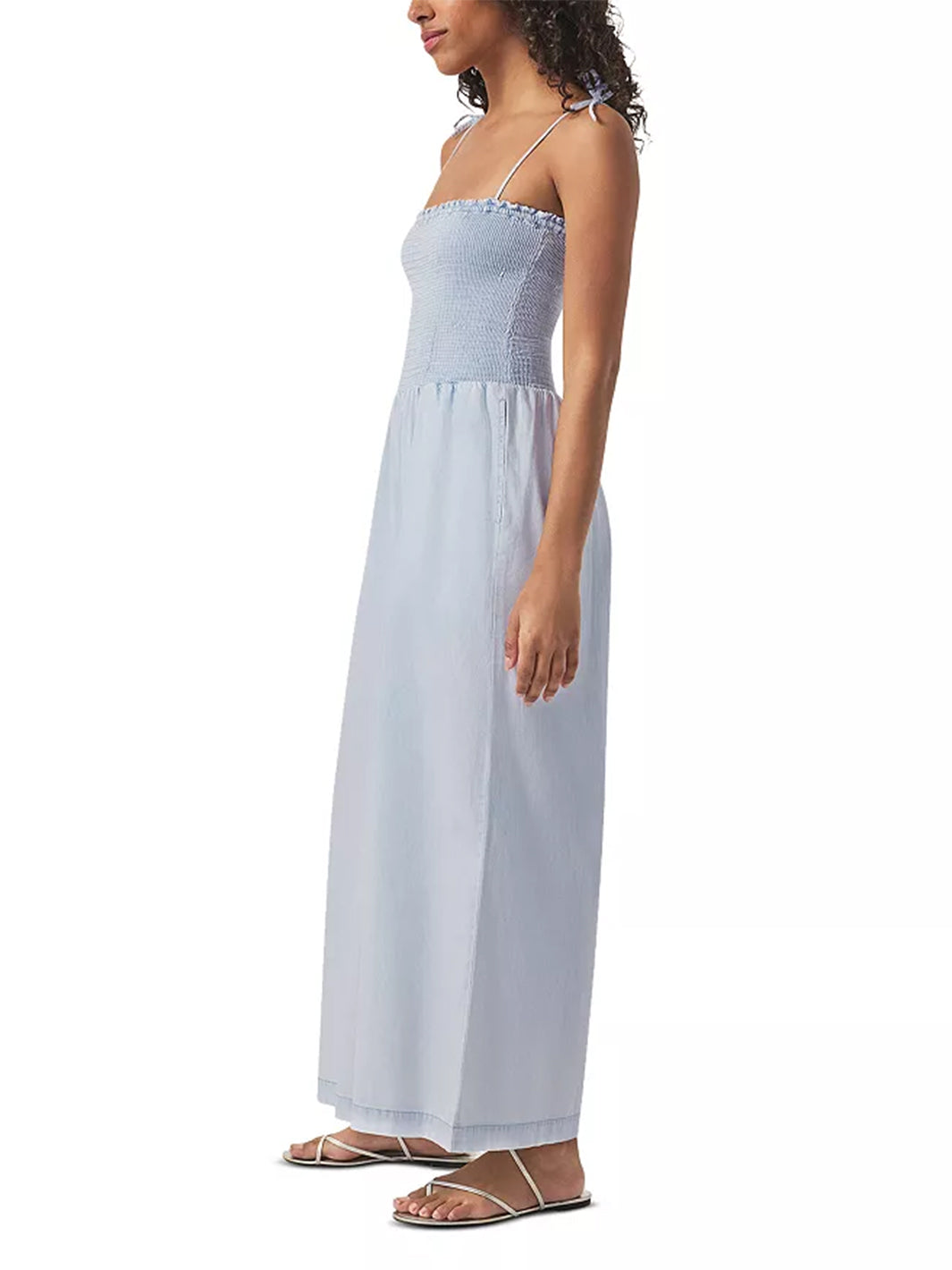Jumpsuit in Indigo Stripe