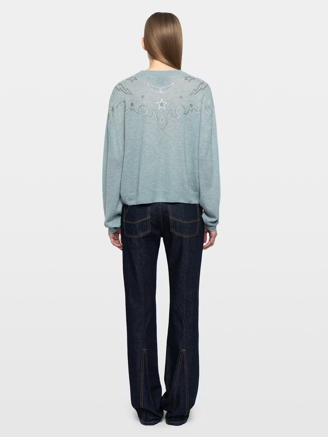 Swapy Cashmere Sweater in Frozen