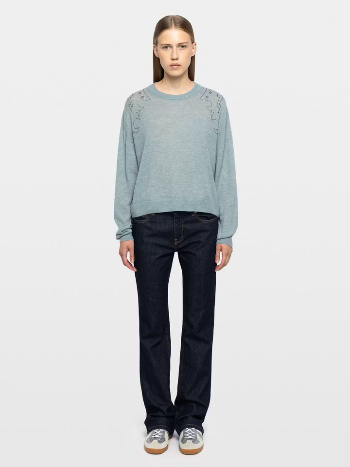 Swapy Cashmere Sweater in Frozen