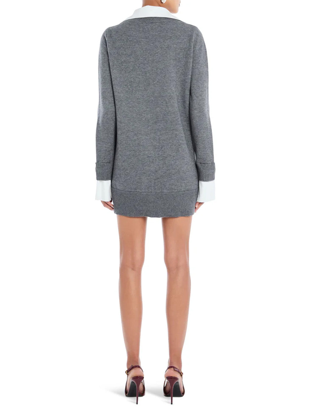 Karli Mini Dress in Medium Grey