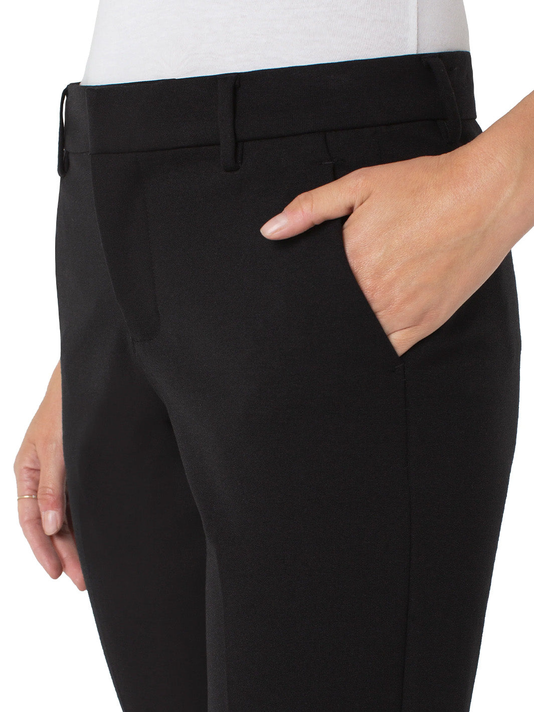 Kelsey Knit Trouser Super Stretch in Black