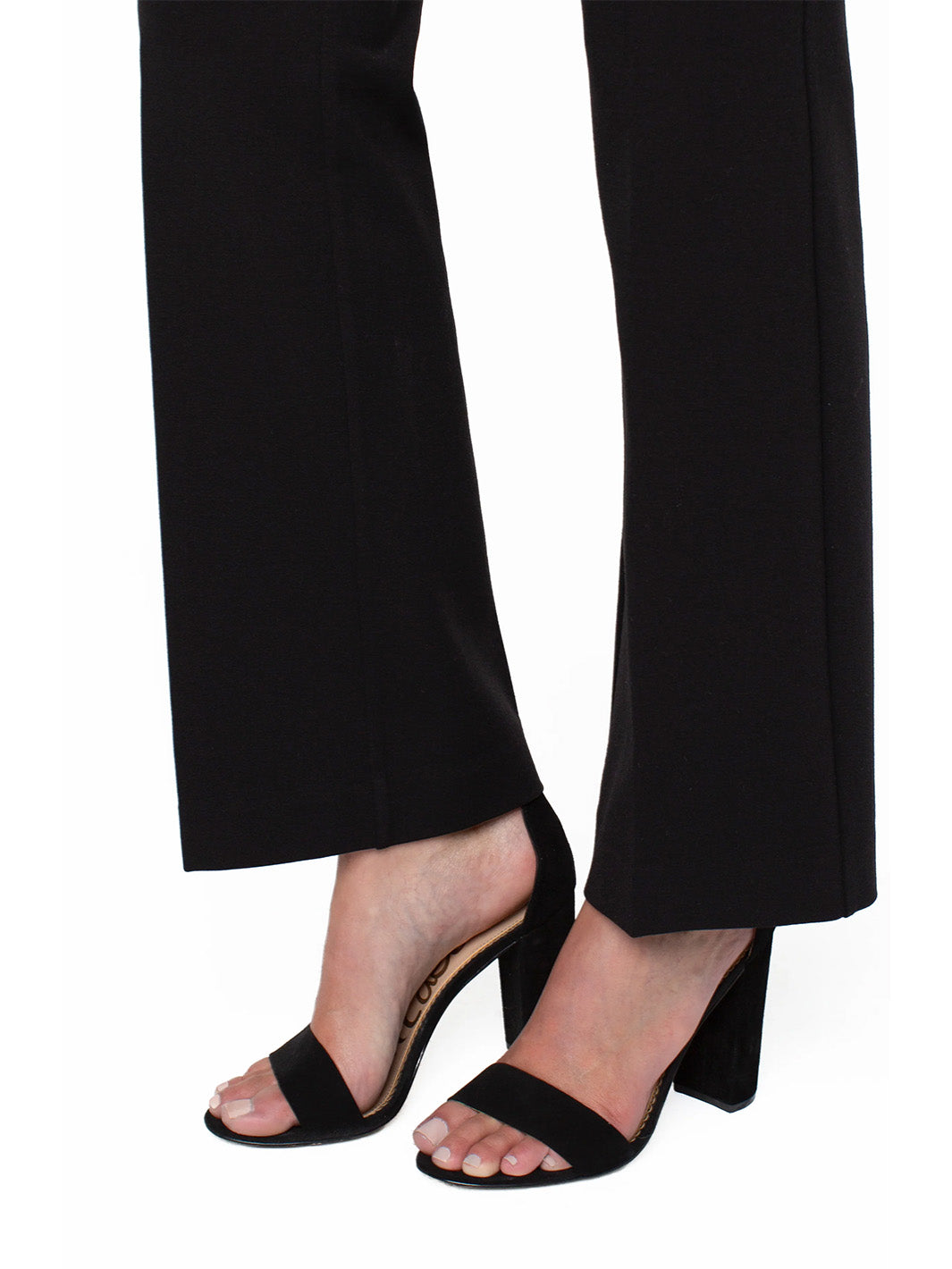 Kelsey Flare Long Trouser Super Stretch in Black