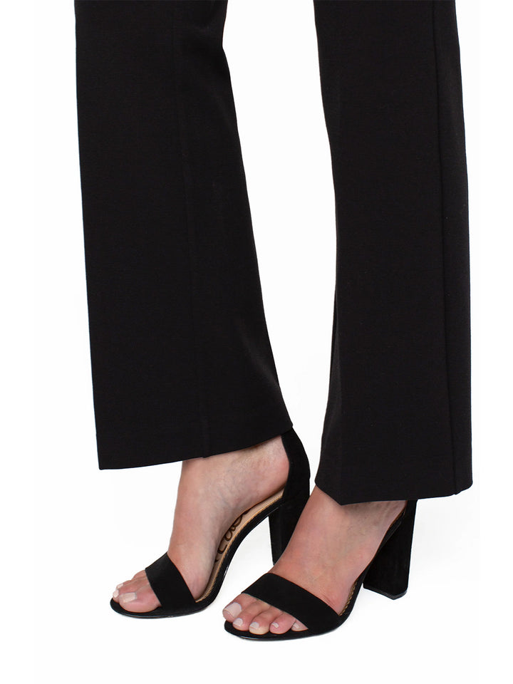 Kelsey Flare Long Trouser Super Stretch in Black