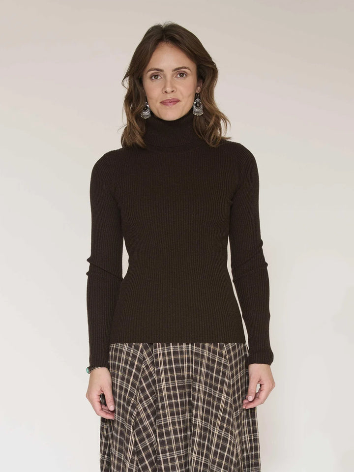 Klark Turtleneck in Brown