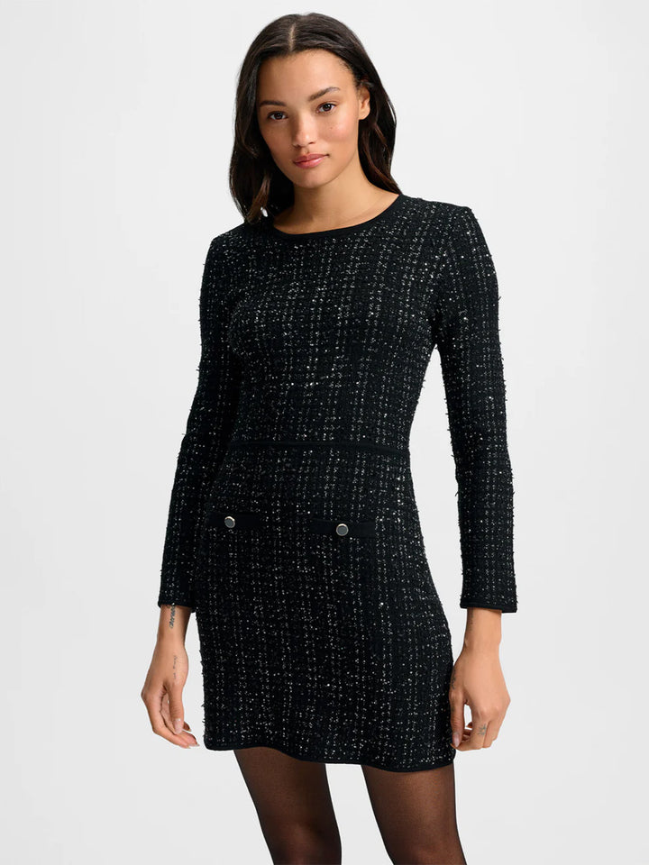 Channing Tween Mini Dress in Black