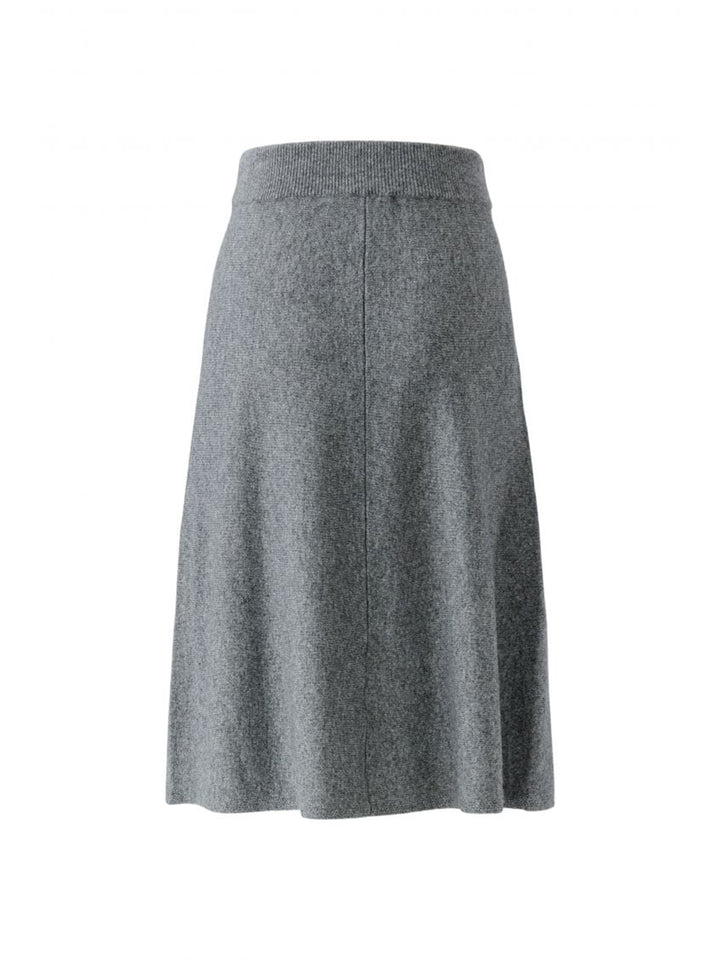 Knitted Skirt in Grey