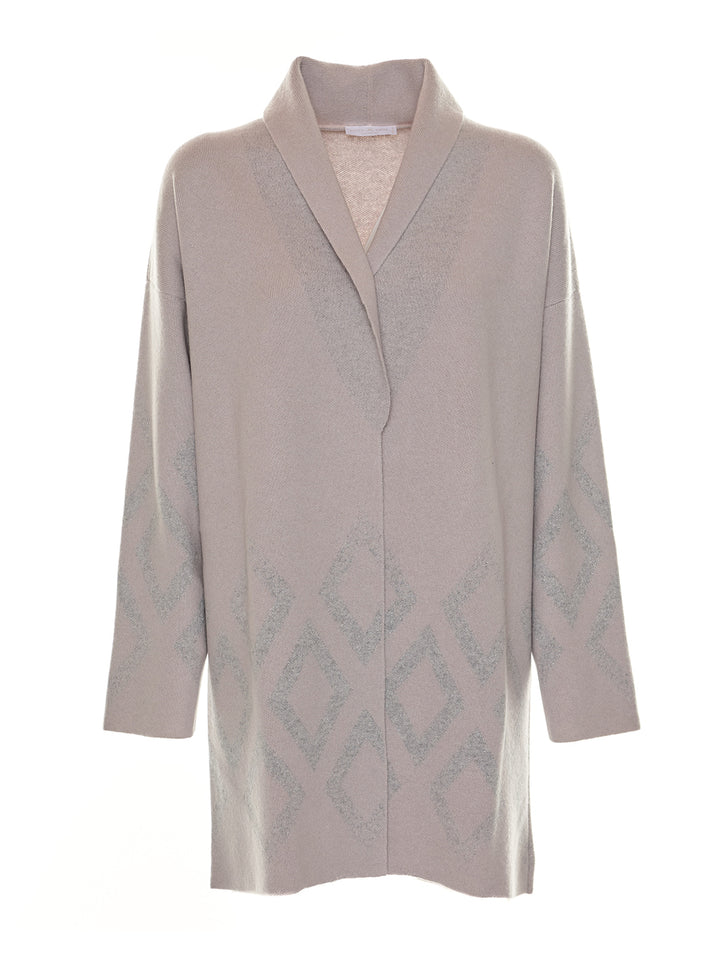 Knitted Cardigan in Moka