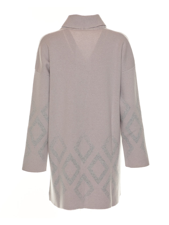 Knitted Cardigan in Moka