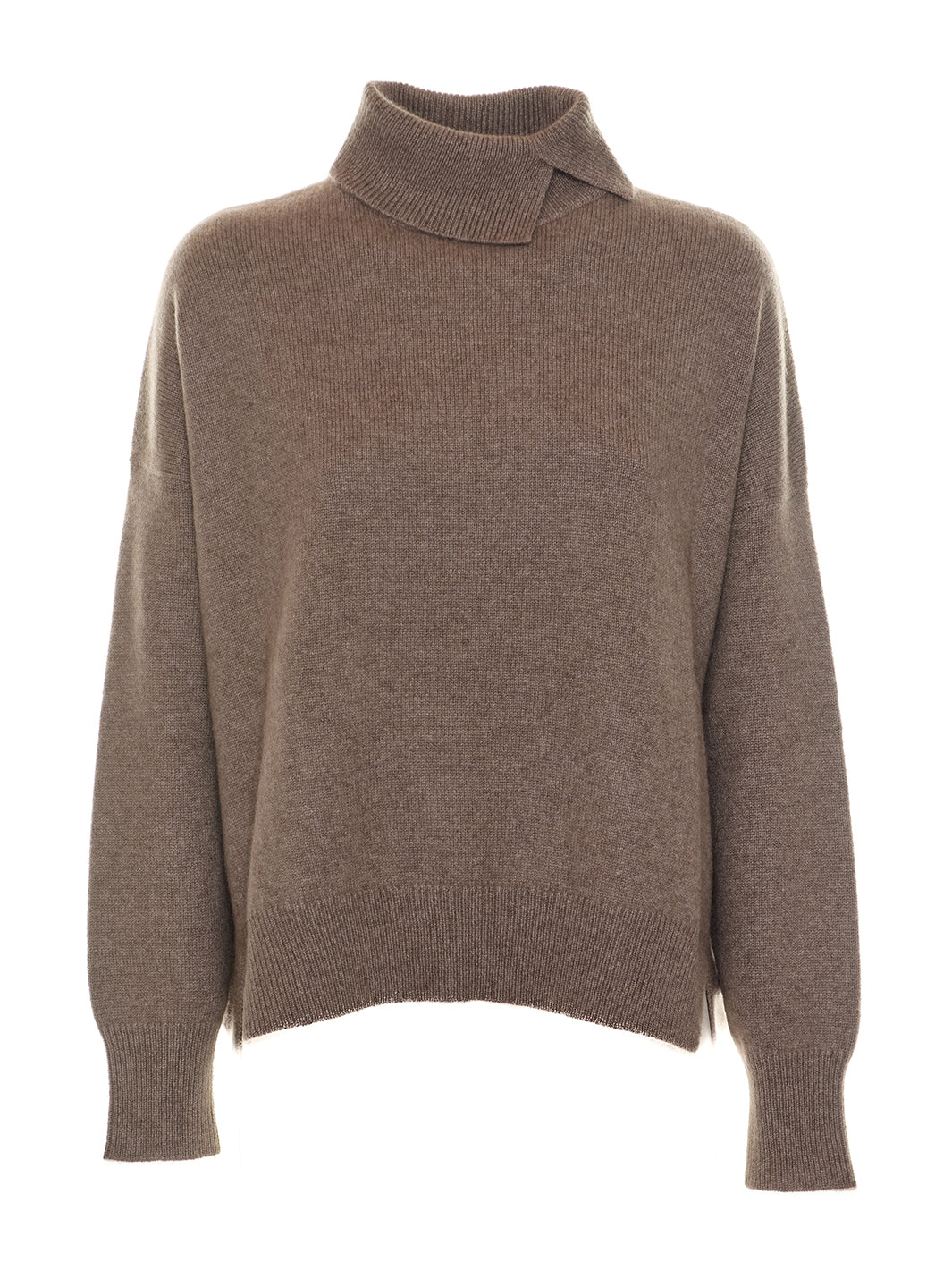 Knitted High Neck in Caramel