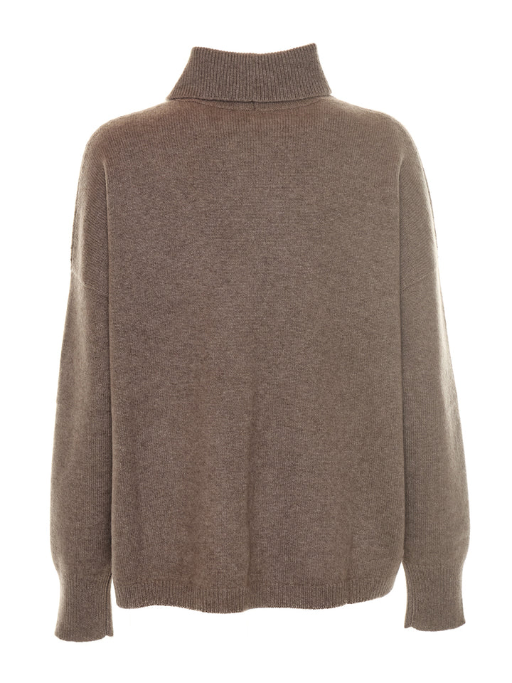 Knitted High Neck in Caramel