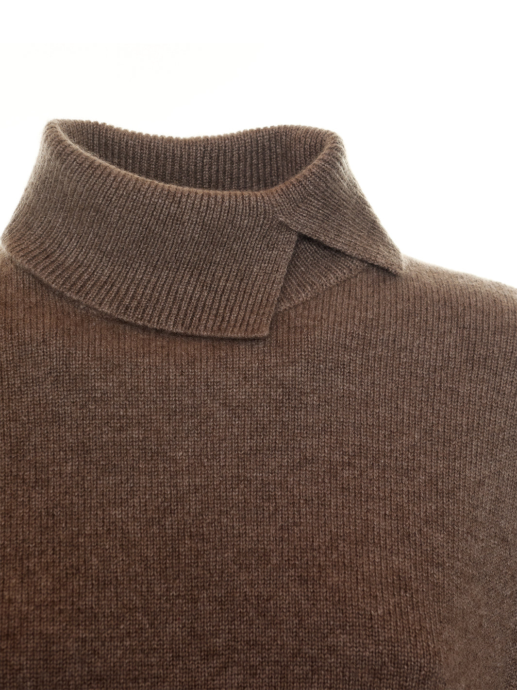 Knitted High Neck in Caramel