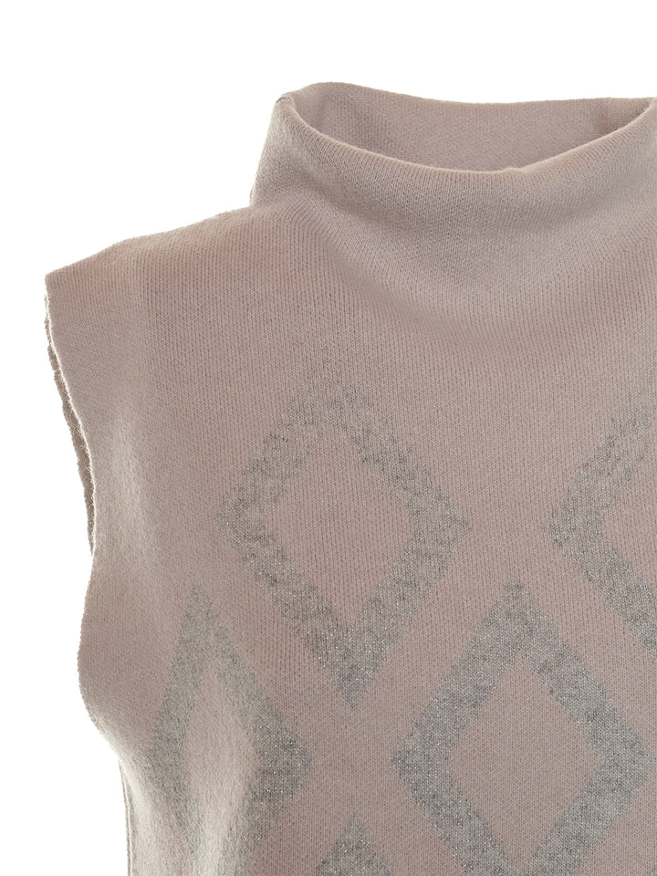 Knitted Sleeveless in Moka