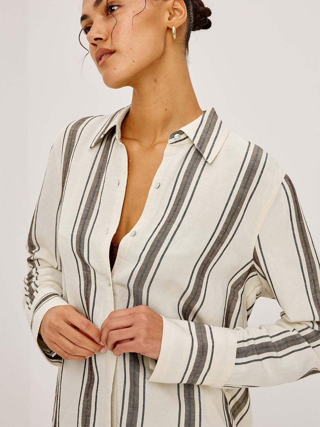 Knox Shirt in Sequoia Stripe
