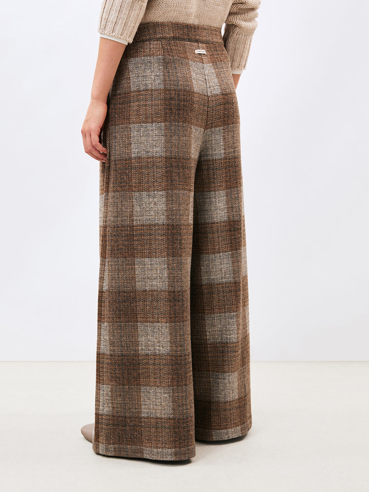 Kohiro Pants in Camel Plaid
