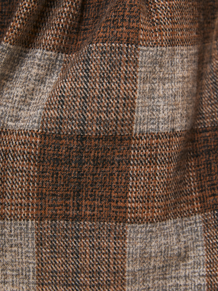 Kohiro Pants in Camel Plaid